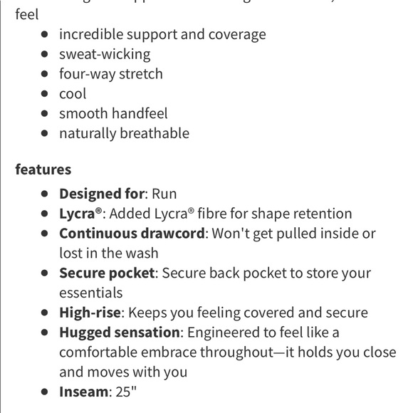 Lululemon train times 35 inch blocked - Picture 7 of 10